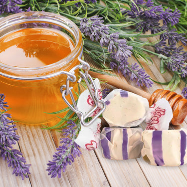 Honey Lavender Taffy – Taffy Town’s smooth blend of sweet honey and floral lavender in a soft, melt-in-your-mouth taffy.